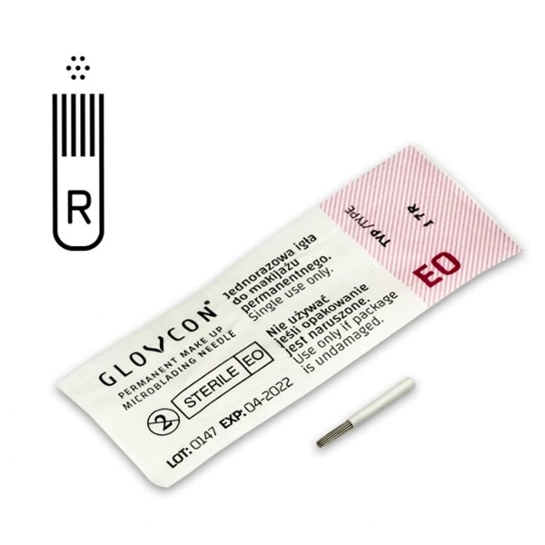 GLOVCON Microblading Nadel - RL Roundliner - 0,30 mm