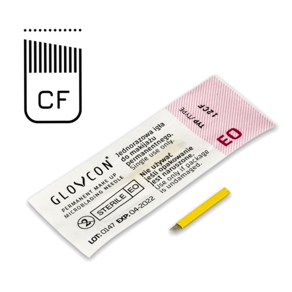 GLOVCON Microblading Nadel - CF Slope - 0,18 mm